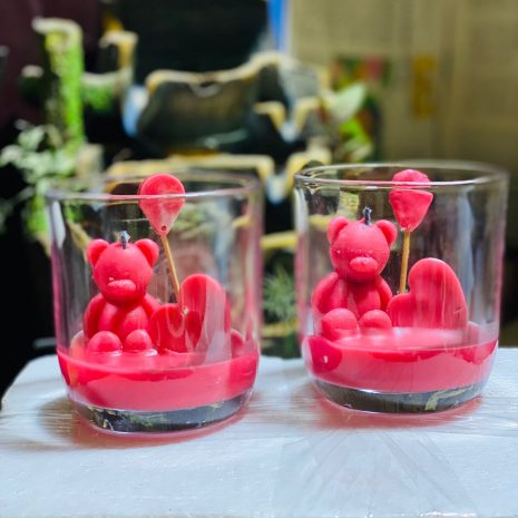 Handcrafted Bear Glass Jar Scented Candles – Whimsical Charm for Special Moments Alif Handcrafted Bear Glass Jar Scented Candles – Whimsical Charm for Special Moments