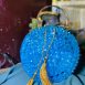 Blue Beaded Bag for Elegant Occasions