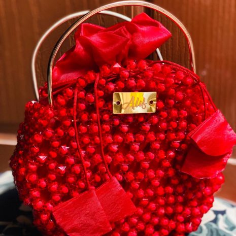 Red Beaded Bag for Elegant Occasions Alif Red-Beaded-Bag-for-Elegant-Occasions