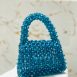 Handmade Glass Crystal Beaded Handbag for Glamorous Evenings