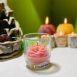 Handmade Floral Glass Scented Candles